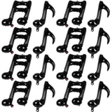 18 Pcs Black Music Note Balloons 16" Foil Balloons for Party Decorations