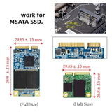 Combo M.2 Ngff B-Key Msata Ssd To Sata 3.0 Adapter Converter Case Enclosure Wi