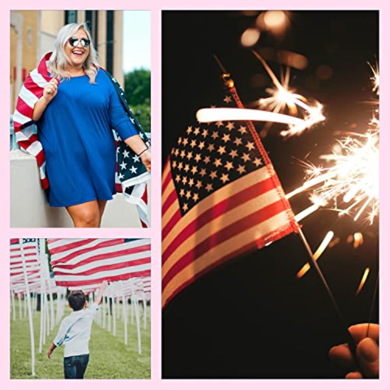 Grosgrain Stripes Ribbon, 5/8" By 20 Yd., Red/White/Blue