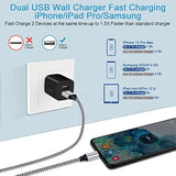 Usb Wall Plug, 2.1A Dual Port Usb Power Block Quick Charger Plug Cubes 5 Pack Compatible Iphone 16/15 Pro Max/14/13/12/11/Se/8/X,Samsung Galaxy S24Ultra S23 A15 5G A54 A14 A55 A13 A23 S21 S9 S8