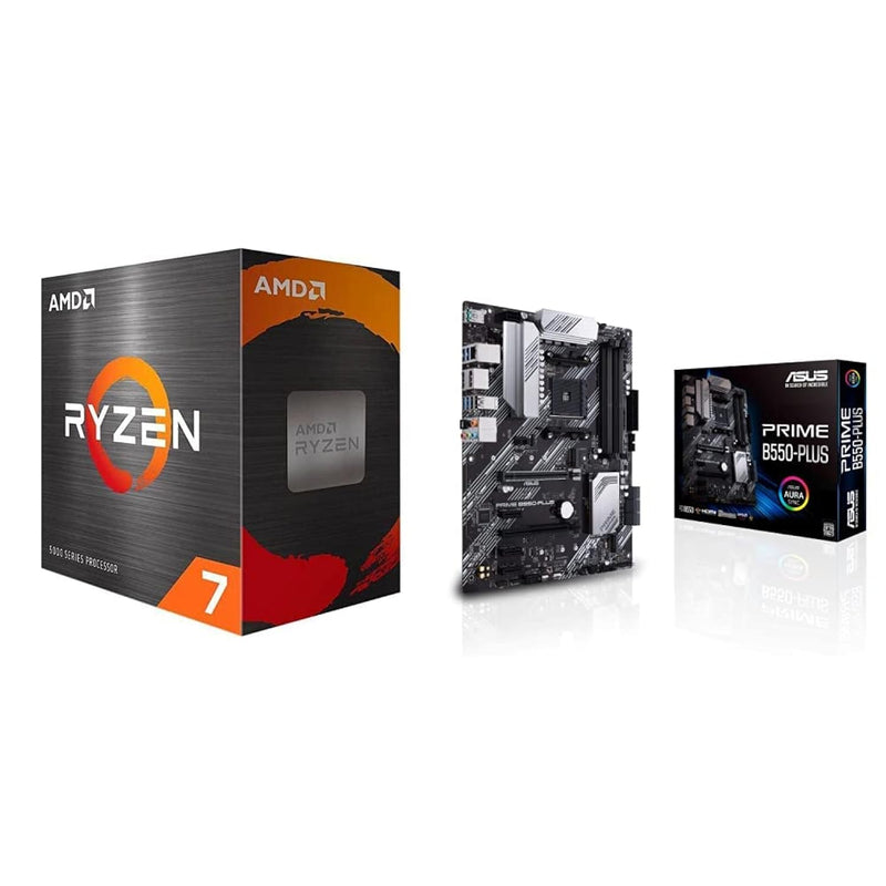 AMD Ryzen 7 5700G 8-Core, 16-Thread Unlocked Desktop Processor & ASUS Prime B5