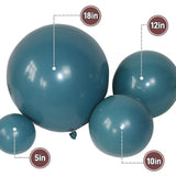 83pcs Dusty Blue Balloon Garland Kit Teal and Slate for Weddings, Showers & Parties