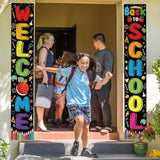 Welcome Back to School Banner – First Day Classroom & Porch Sign Decor