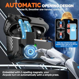 Upgraded Secure Lock Case For Samsung Galaxy Buds3 Pro And Galaxy Buds 3 (2024), Shockproof Hard Case Cover With Cleaning Kit & Keychain, Galaxy Buds 3 Pro Accessories, Auto-Open, Led Visible