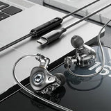 USB C Headphones Wired with Microphone for iPhone 17e 17 16e 16 Pro Max 15  S26 S25 Ultra Google Pixel Pods Noise Cancelling USBC Earphones,