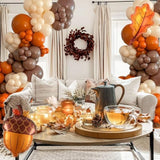 Fall Balloon Arch Kit Burnt Orange Brown Terracotta Balloons for Baby Shower Thanksgiving Party