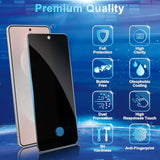[2+2 Pack] Privacy Screen Protector Compatible With Galaxy S25 Edge 5G, Tempered Glass With Camera Lens Protector - Hd Clear - Bubble-Free - Anti-Spy - Scratch Resistant - Full Coverage