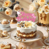Cute Cartoon Cake Decorations Happy Birthday Cake Topper Party Supplies for Girls