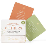 52 Daily Positive Affirmation Cards For Moms, Inspirational First Mother'S Day Gifts For New Mom Postpartum, Mindfulness Cards To Provide Encouragement For Motherhood