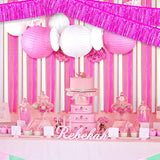10 Pack 10 Feet Foil Fringe Garland Metallic Tinsel Banner Wall Hanging Curtain Streamers Backdrop For Parade Floats Bachelorette Wedding Birthday Party Thanksgiving Christmas Decorations(Fuchsia)