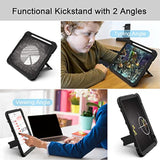 Case For (A16) 11Th Generation 11 Inch 2025 / 10Th Generation 10.9 Inch 2022, [Built-In Pencil Holder] Heavy Duty Shockproof Rugged Protective Case, Black