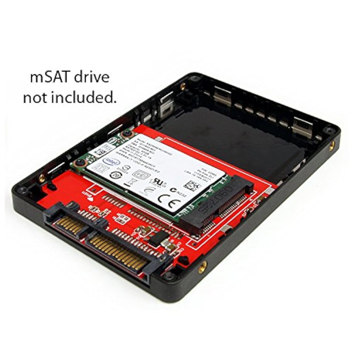 StarTech.com 2.5in SATA to Mini SATA SSD Adapter Enclosure - Mini PCIe ssd Ada