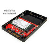StarTech.com 2.5in SATA to Mini SATA SSD Adapter Enclosure - Mini PCIe ssd Ada