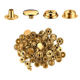 Leather Snap And Fastener Kit Tool 420 Pieces (105Sets) 5/8 Inch (15Mm