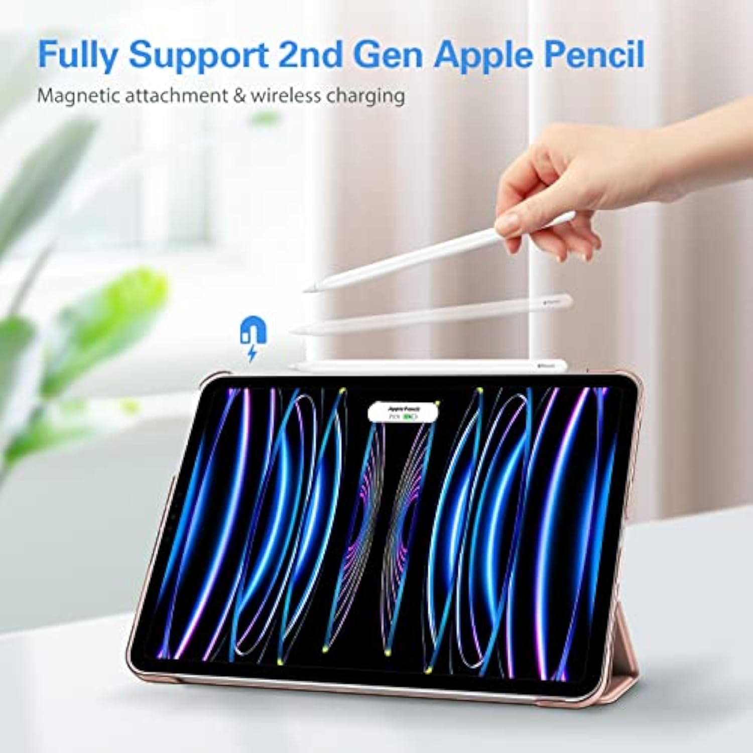ProCase Cover for iPad Pro 11 Inch Case 2022/2021/2020/2018, Slim Stand Hard B