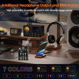 Douk Audio Vacuum Tube Preamp: Headphone Amp with VU Meter, 4-Way RCA Selector Switch Box, Preamplifier with Tone Control for Receivers, Amplifiers,
