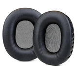 Replacement Earpads For Marshall Monitor Wireless/Wired Over-Ear Headphones (Do Not Fit Monitor Ii),Ear Pads Cushions With Noise Isolation Memory Foam,Soft Protein Leather-Black