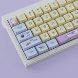 Pbt Keycaps Xda Profile 133 Keys Keycaps Dye-Sublimation Frozen Ice Custom Gam