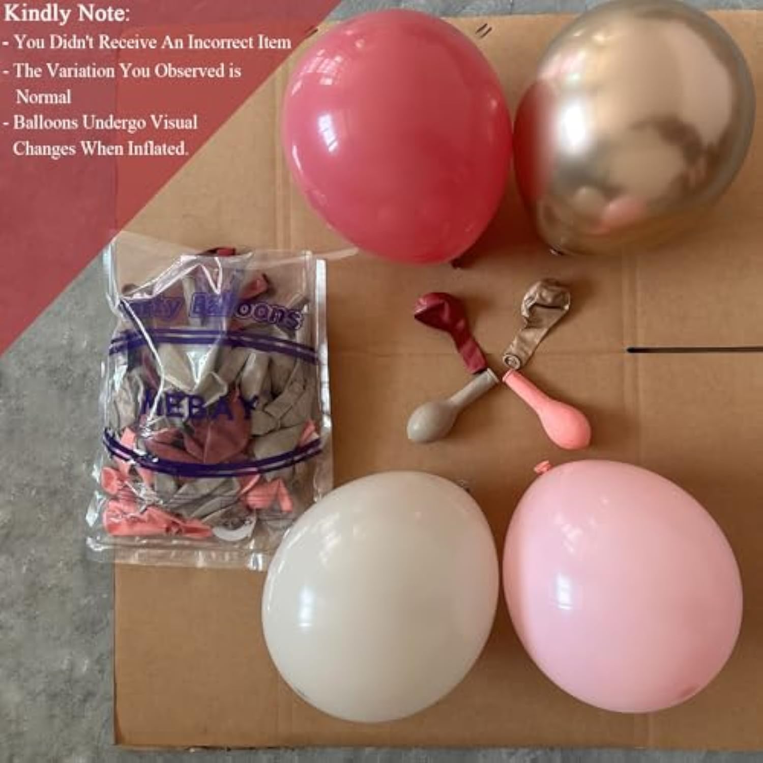 Retro Rose Baby Pink Champagne White Sand Balloons Garland Arch Kit, 146Pcs Latex Balloons Different Sizes 18 12 10 5 Inch For Party Decorations, Wedding Backdrop, Birthday, Graduation