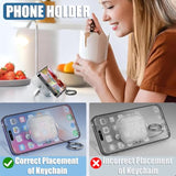 Safety Lock For Airpods 4 Case,Tpu Clear Cases For Apple Airpods 4 Usb-C With Cleaner Kit, Drop Protection Airpods 4 Case Cover For Men For Women With Lock And Keychain,Clear+White