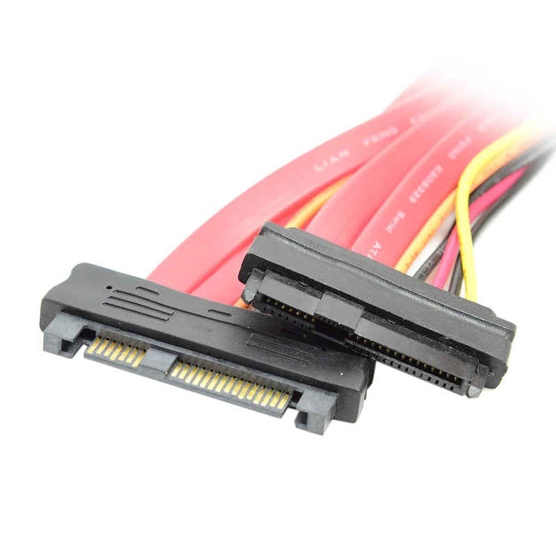 Sas Cable Sff-8482 Sas 29 Pin To 29Pin Male To Female Extension Hard Disk Driv