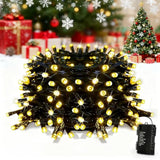 3.3Ft Twinkle Lights Battery Operated 100 Led Christmas String Lights 8 Modes Waterproof For Home, Garden, Party, Holida