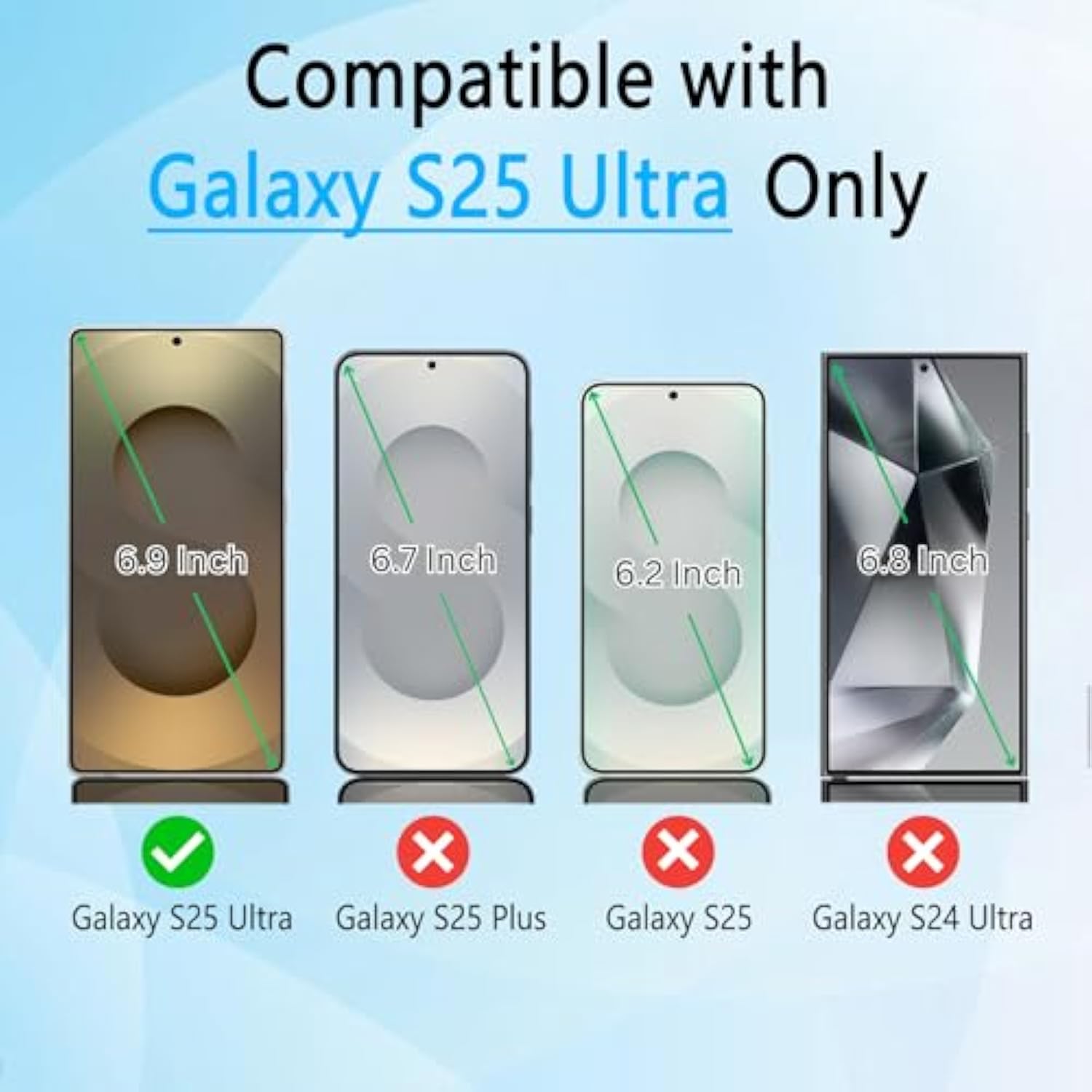 ZEROLEMON Battery Case for Galaxy S25 Ultra 10000mAh, 18W Fast Phone Charging Power to Galaxy S25 Ultra, Full Edge Protection ZeroShock Extended Charger Case Cover for Galaxy S25 Ultra - Black