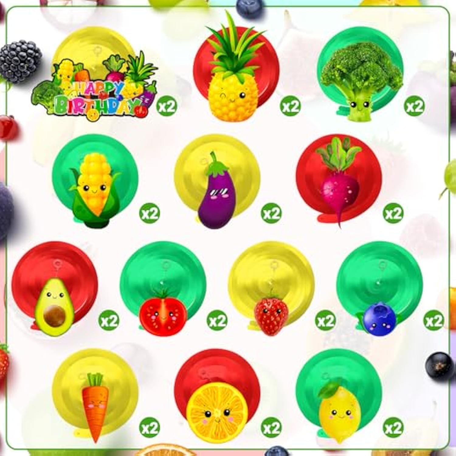 30 Pack Hey One Bear Fruit Birthday Party Decoration Dancing Fruit Hanging Swirls Vegetable Ceiling Streamer Summer Party Supplies For Baby Shower Birthday Party Decoration