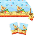 2Pcs Summer Ocean Party Tablecloths,42 * 71Inch,Summer Beach Surfing Birthday Decoration Supplies