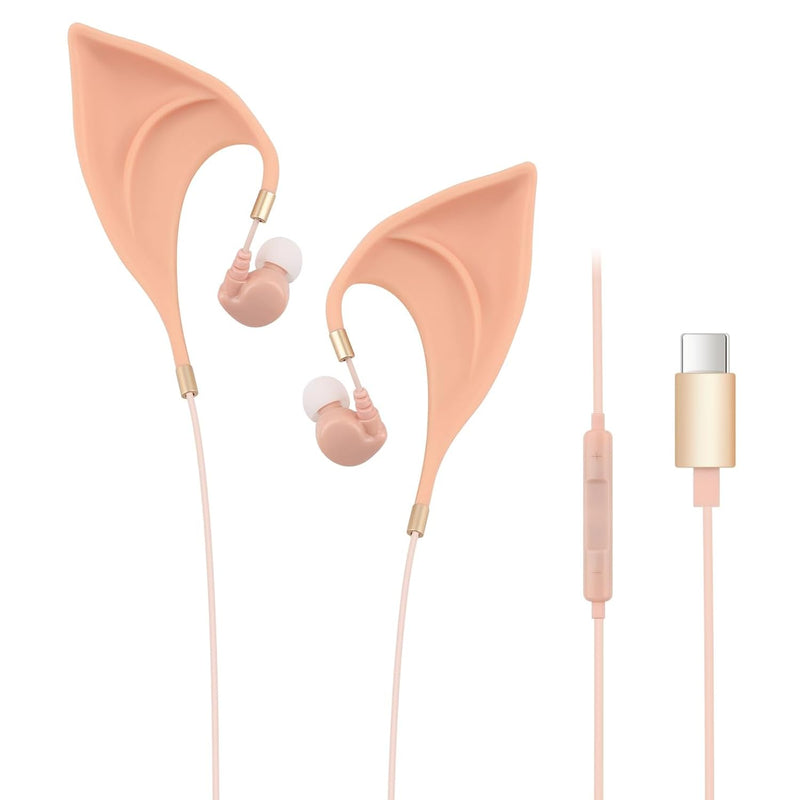 Elf Usb C In-Ear Headphones For Children – Elegant Design Of Elf Ears Type C E