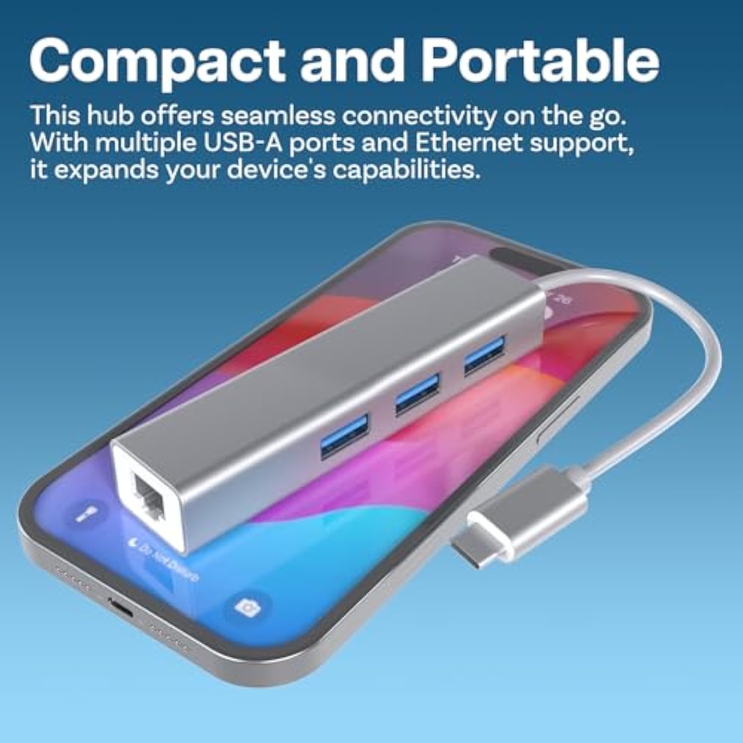 Usb-C To Ethernet Adapter Rj45 Compatible With Macbook Air/Pro, Imac, Acer, Le