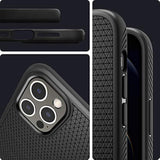 Spigen Liquid Air Designed for iPhone 12 Pro Max Case (2020) - Matte Black
