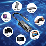 Usb C Ethernet Adapter, Usb C To 10 100 Rj45 Network Adapter Lan Wired Adapter