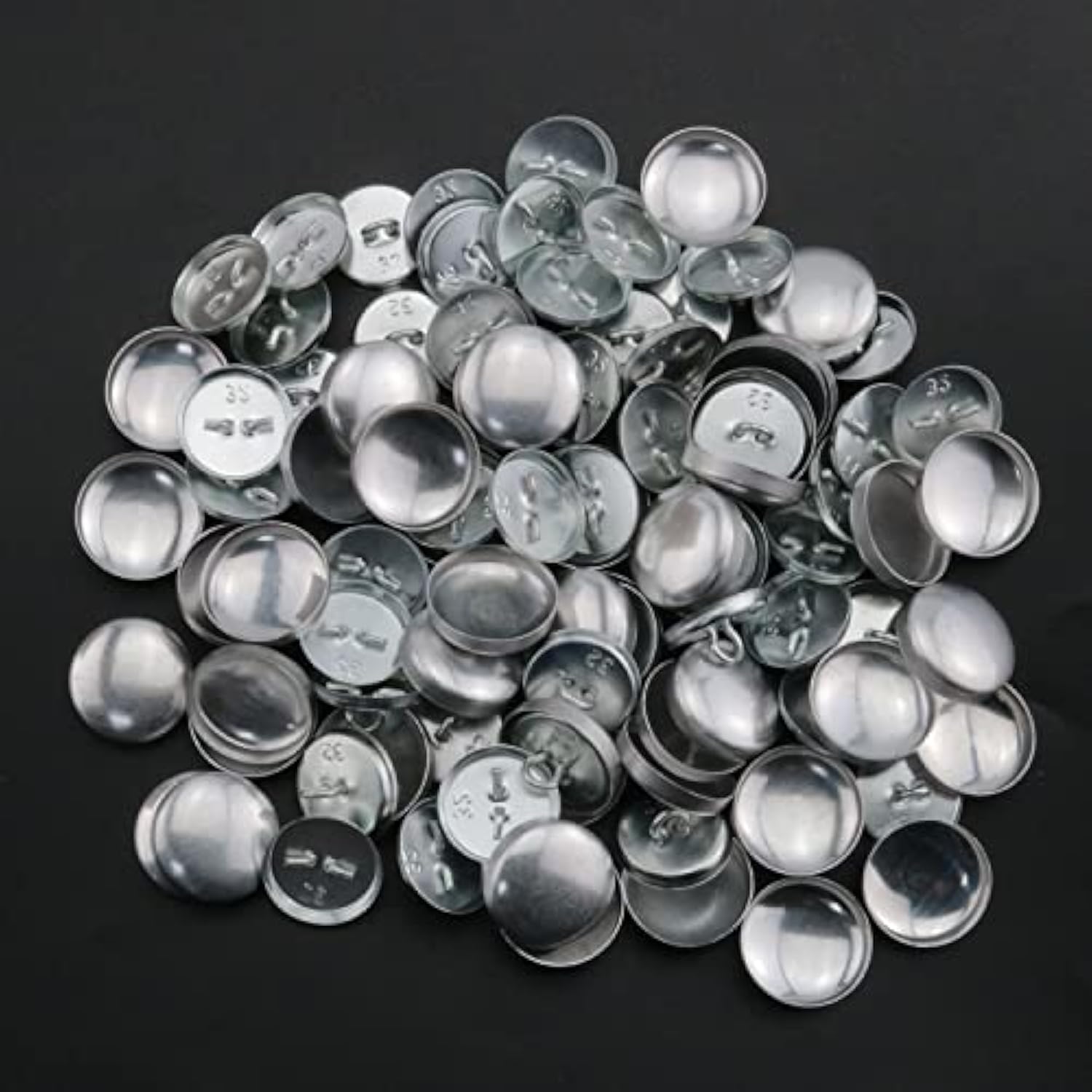 Self Cover Buttons 50Set 20Mm 32L Metal Craft Covered Button Kit Butto