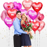 30 Pcs Valentine'S Day Heart Balloons 18Inch Valentines Day Decoration