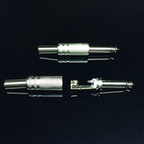 1/4 Inch Ts Audio Phono Tone Male Plug Cable Connector - 1/4" 6.35Mm Ts Guitar Cable Plug (10 Pack)