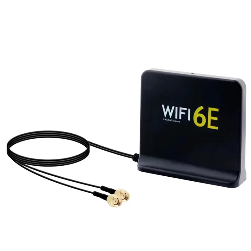 Wifi 6E 12Dbi Sma Female Antenna With Tri-Band 2.4G/5.8G/6Ghz 3Ft Rg174 Rp-Sma