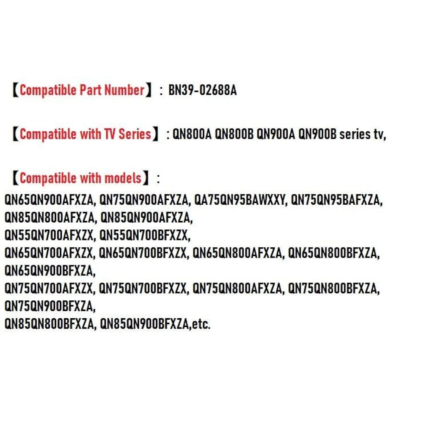 One Invisible Connection Cable For Samsung Neo Qled 8K Smart Tv Model Qn95A, Q