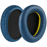 Geekria QuickFit Replacement Ear Pads Compatible with Sony WH-CH700N, WH-CH710N, WH-CH720N Headphones, Ear Cushions with Video Guide (Blue)