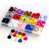 345Pcs 5/8 Inch(15Mm) Multi Colors Buttons 2 Holes Resin Button Assort