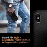 Spigen Liquid Air Designed for iPhone Xs Case (2018) / Designed for iPhone X Case (2017) - Matte Black