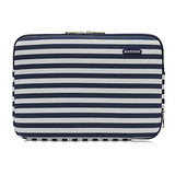 Kayond Canvas Water-Resistant 13 inch Laptop Sleeve -13 inch 13.3 inch Laptop case,12.9 inch Tablet Case Compatible MacBook(13-13.3 inches, Breton Stripe)