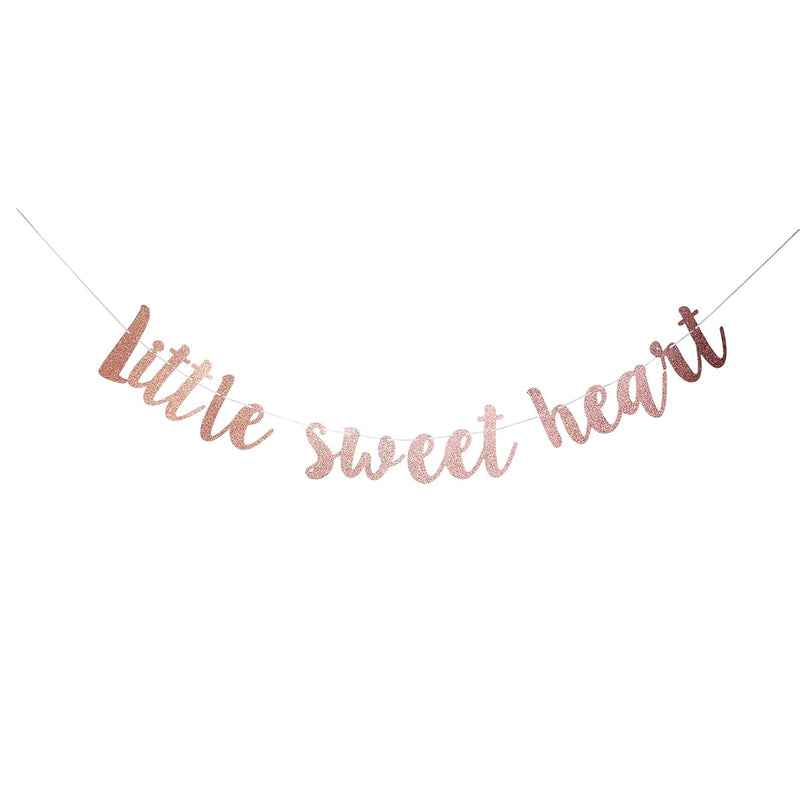 Rose Gold Little Sweetheart Banner For Valentine'S Day Decorations, Fi