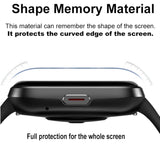 Screen Protector Compatible With Bw02 Biggerfive 1.8” Smart Watch, Soft Tpu, 4-Pack, Full Coverage, Bubble Self-Healing