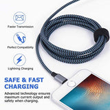iPhone Charger, 3Pack 9ft Lightning Cable iPhone Charger Cable Nylon Braided Charging Cord Compatible iPhone 14/13/12/12Pro/12ProMax/11/11Pro/11Pro