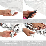 40" Silver Letter O Foil Balloon – Large Helium Mylar Balloon for Birthday & Anniversary Decorations