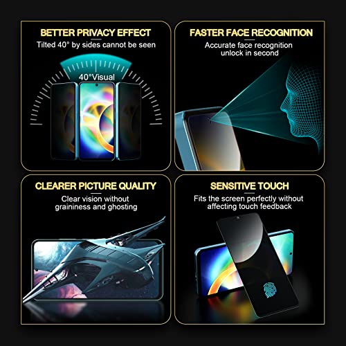 [3 Pack Privacy Screen Protector for Xiaomi 15 Pro Privacy Glass Full Coverage Anti Spy Tempered Glass Protective Film