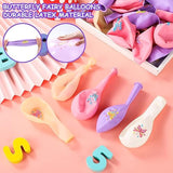 45 Pcs Butterfly Birthday Decorations Butterfly Birthday Party Balloons Pink Purple Fairy Latex Balloons Decorations For Girls Princess Women Baby Shower Wedding Grad Party Supplies (Classic)