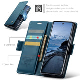 Designed For Samsung Galaxy Z Fold 7 Case (2025),Pu Leather Wallet Flip Folio Case With Card Holder Rfid Blocking Kickstand Shockproof Phone Cover For Samsung Galaxy Z Fold 7 5G (Blue)