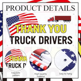 72 X 36 Inche National Truck Driver Appreciation Week Large Banner International Truck Driver Day Appreciation Gifts With Holes And Rope Thank You Banner Vinyl For Transportation Party Decor
